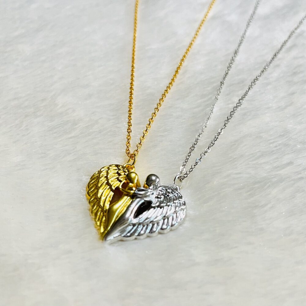 Korean Style Maganetic Silver Gold Necklace Chain Pendent for Women and Girls also for Gifts